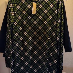 Michael Kors Plaid Print Dress